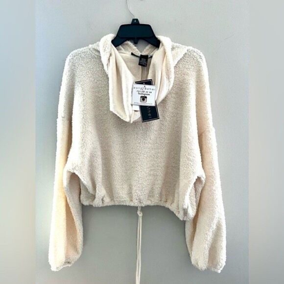NWT! POLLY & ESTHER
Juniors' Drawstring-Hem Faux-Sherpa Faux Sherpa Hoodie XL - Picture 7 of 8